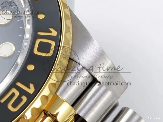 MiroTime 0309 SportInspired GMT-Master II 126713 GRNR ARF 1:1 Best Edition Black Dial on YG SS Jubilee Bracelet VR3285 CHS 1663